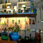 Antique Awaji Pottery wall pockets, tea sets, and more ....